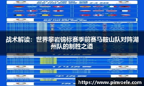 战术解读：世界攀岩锦标赛季前赛马鞍山队对阵湖州队的制胜之道